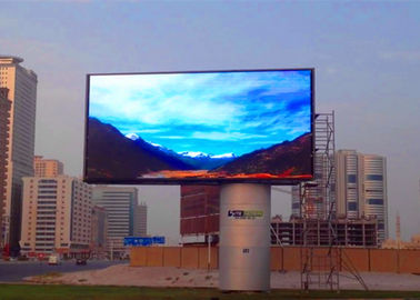 Реклама СИД полного цвета П10 на открытом воздухе экранирует табло СИД яркости 6000ниц  поставщик