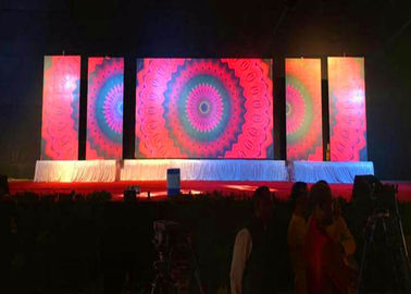 Приведенный СМД2121 фон этапа экрана, видео- прокат приведенный П3.91 стены для концерта поставщик