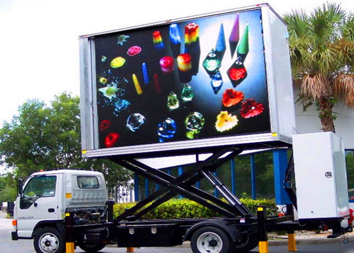 Мобильным установленный трейлером тангаж пиксела дисплея СИД 8мм рекламы автомобиля экрана СИД видео- поставщик